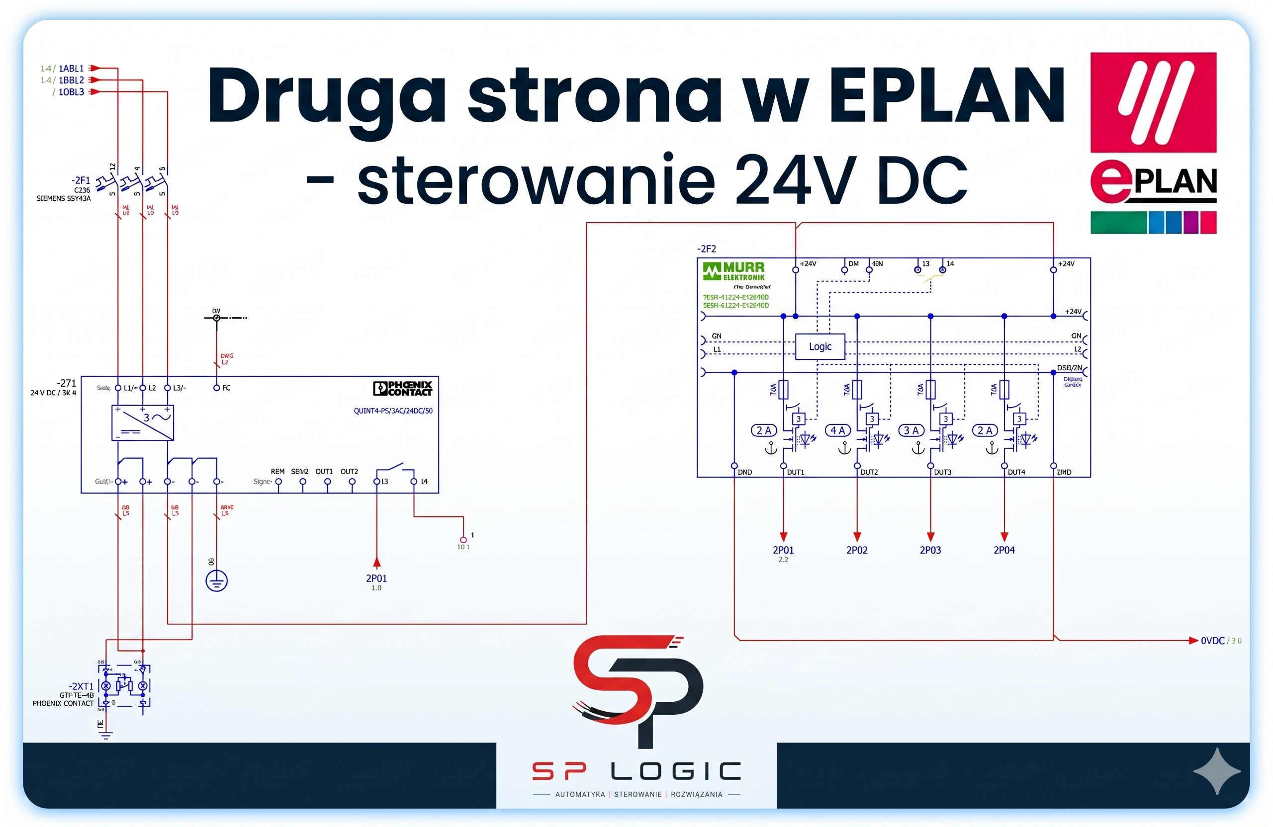 #2 – Robimy drugą stronę w EPLAN – sterowanie 24V DC